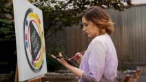 Girl and Canvas