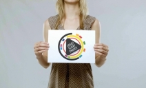 Girl Holding a Paper